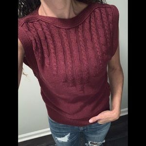 Vintage boxy sweater vest